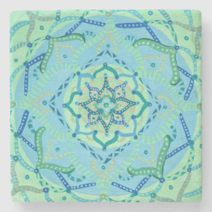 Mandala Stone Coaster