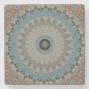 Mandala Stone Coaster