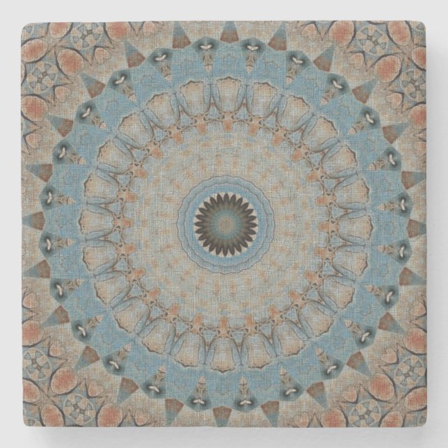 Mandala Stone Coaster (Front)