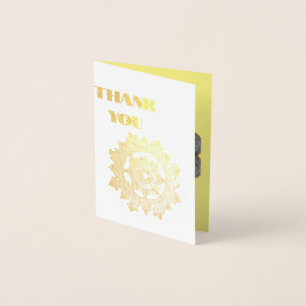 Mandala thank you card