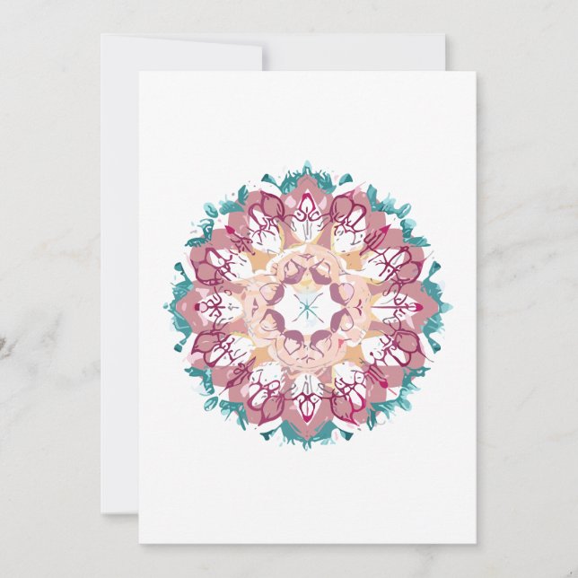 mandala thank you card (Front)