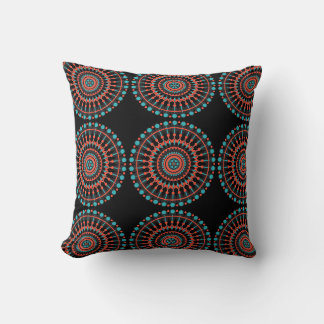 Mandala throw pillow