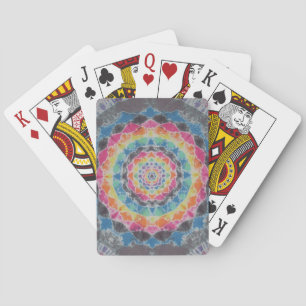 Mandala Tie Dye Bicycle Playing Cards