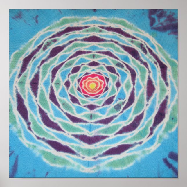 Mandala Tie Dye Poster (Front)
