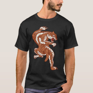 Mandala Tiger Big Cat Sabre Toothed Tiger T-Shirt