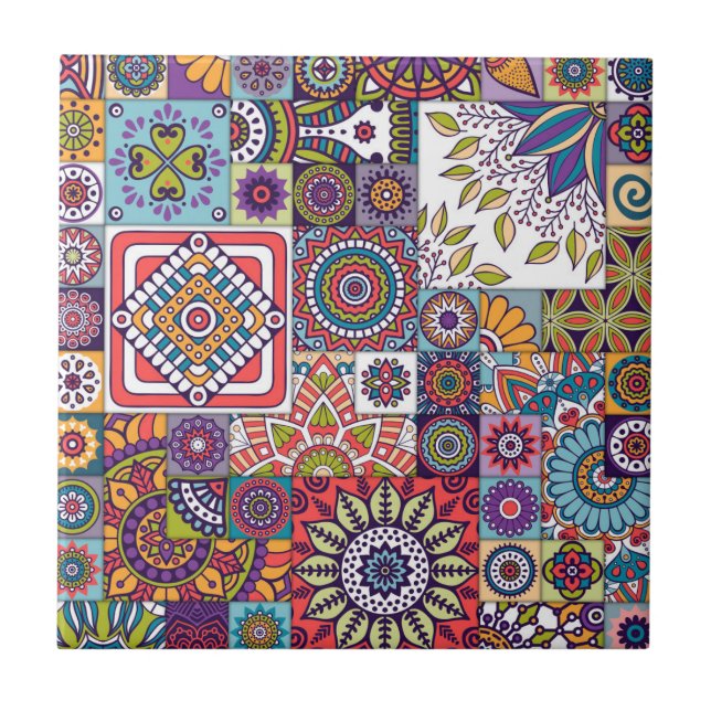 Mandala Tile Pattern (Front)