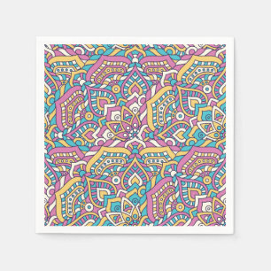 Mandala Tile Pattern Napkin