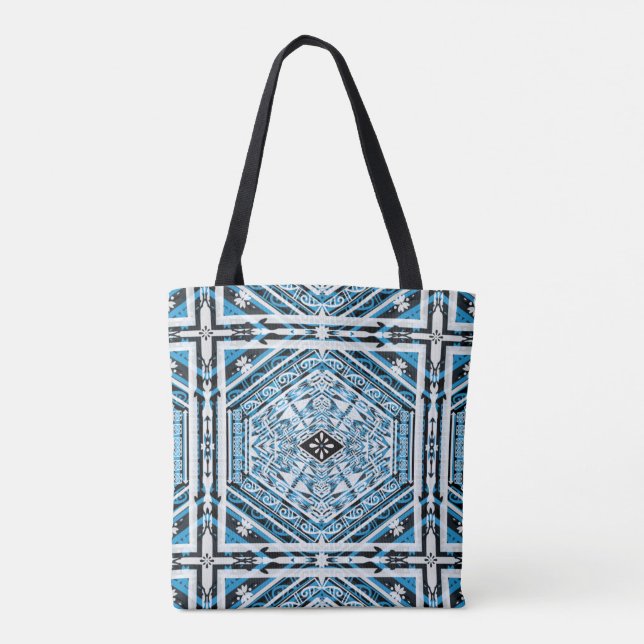Mandala Tribal Nouveau Tote Bag (Back)