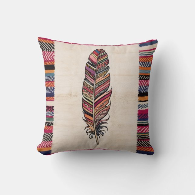 Mandala Turkish Rug Pillows: A Blend of Tradition  Cushion (Front)