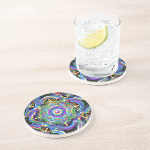Mandala Universe Colors Coaster