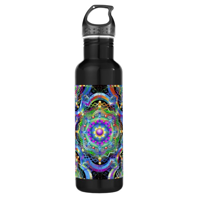 Mandala Universe Colours 710 Ml Water Bottle (Front)