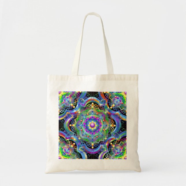 Mandala Universe Colours Tote Bag (Front)