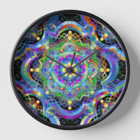 Mandala Universe Psychedelic Colours