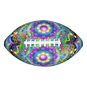Mandala Universe Psychedelic Colours Football
