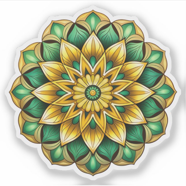  Mandala vinyl sticker (Front)