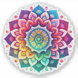 Mandala vinyl sticker