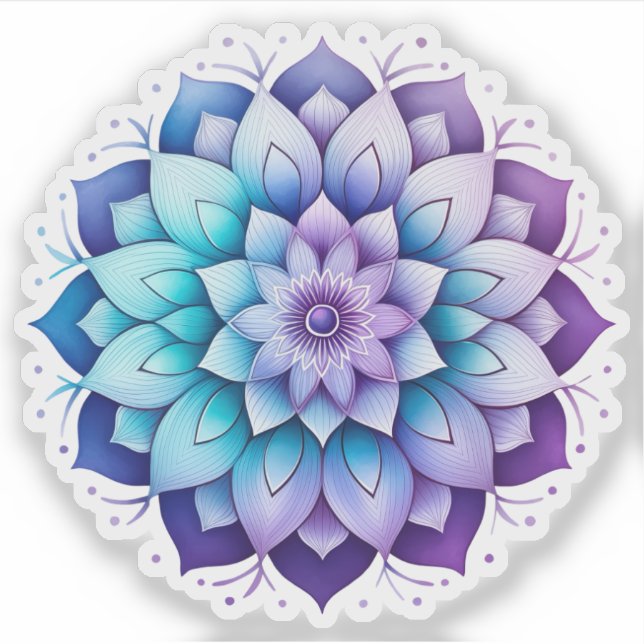  Mandala vinyl sticker (Front)
