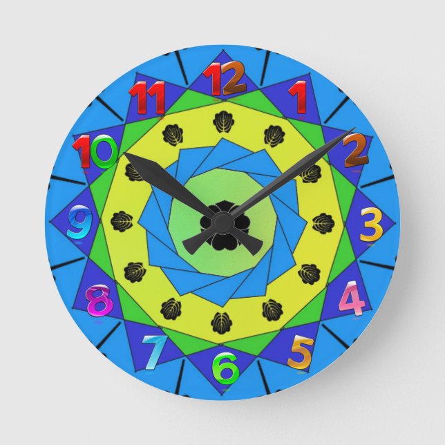 Mandala Wall Clock (Front)