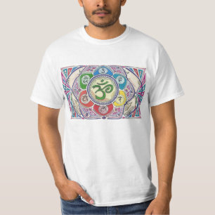 Mandala With Four Hands T-Shirt