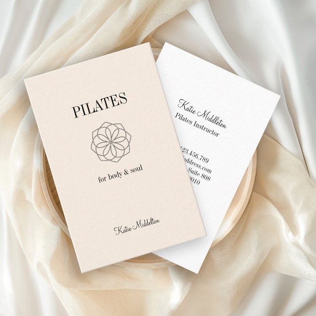 Mandala Yoga Pilates Wellness Business Card (Creator Uploaded)