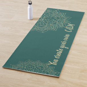 Mandala -You Create Your Own Calm Yoga Yoga Mat