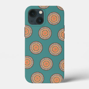 Mandala Zigzag Pattern iPhone 13 Mini Case
