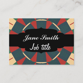 Mandalaic kaleidoscope business card