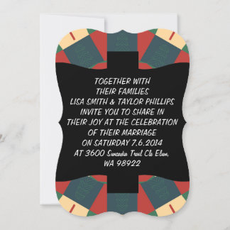 Mandalaic kaleidoscope invitation
