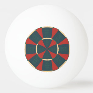 Mandalaic kaleidoscope ping pong ball