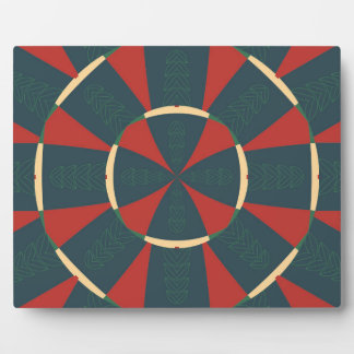 Mandalaic kaleidoscope plaque