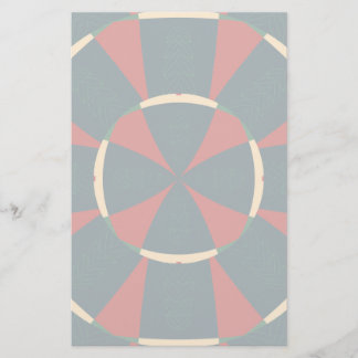 Mandalaic kaleidoscope stationery
