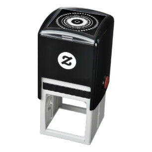 Mandalaic tiling self-inking stamp
