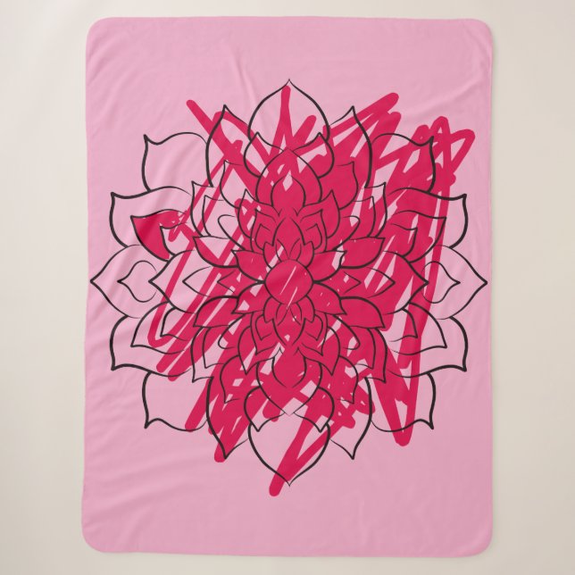 Mandalas are so relaxing... sherpa blanket (Front)