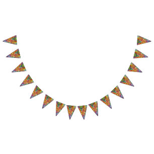 mandalas colorful abstract bunting