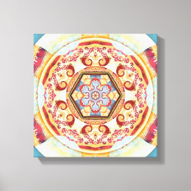 Mandalas for Times of Transition 4 Wrapped Canvas (Front)