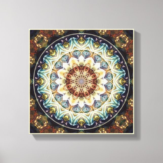 Mandalas for Times of Transition 9 Wrapped Canvas (Front)