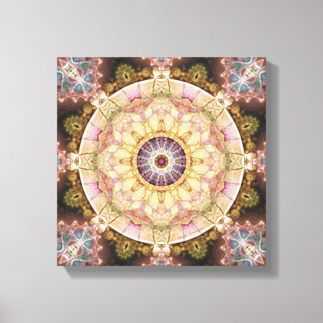 Mandalas from the Heart of Change 2 Wrapped Canvas (Front)
