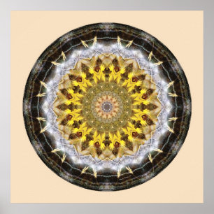 Mandalas from the Heart of Peace, No. 11 Poster