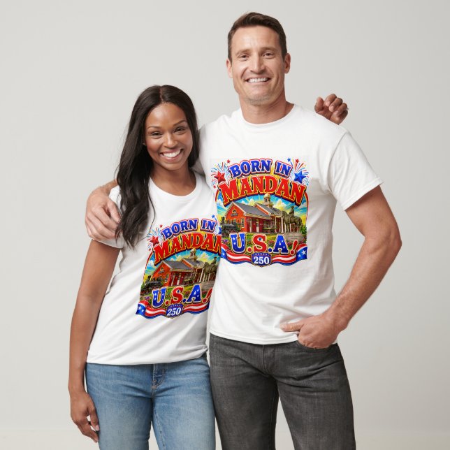 Mandan America 250 T-shirt (Unisex)