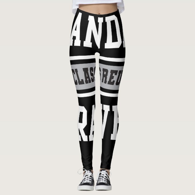 Mandan Braves All Class Reunion Leggings (Front)