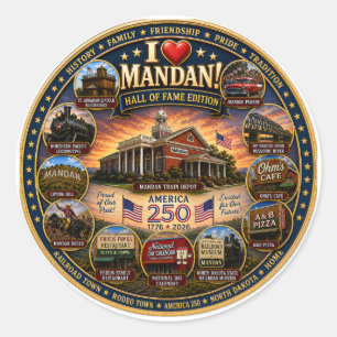 "Mandan Legacy Edition." Sticker