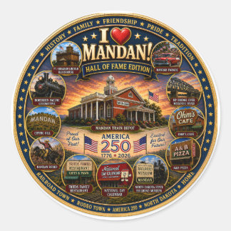 "Mandan Legacy Edition." Sticker