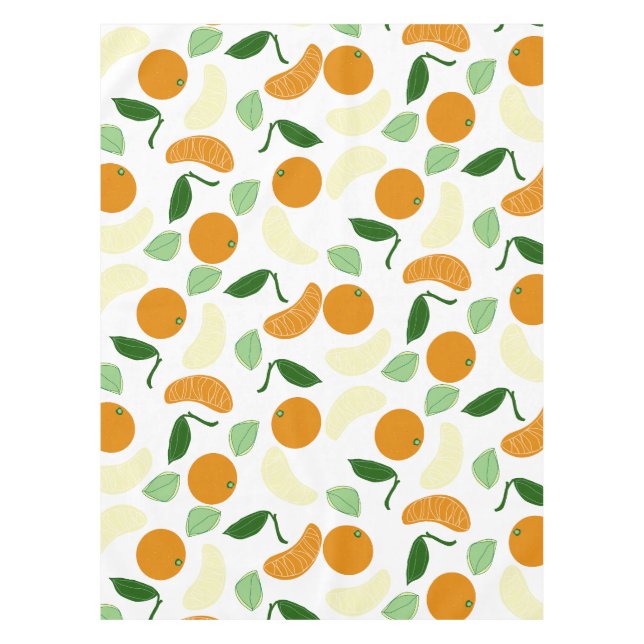 Mandarin Citrus Tablecloth (Front)