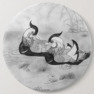 Mandarin Duck Button