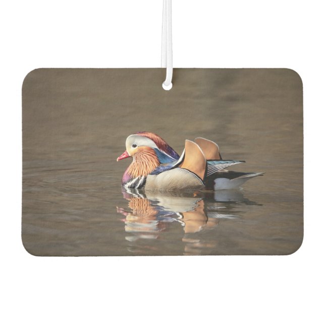 Mandarin Duck Car Air Freshener (Front)