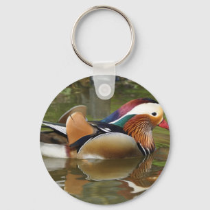 mandarin duck key ring