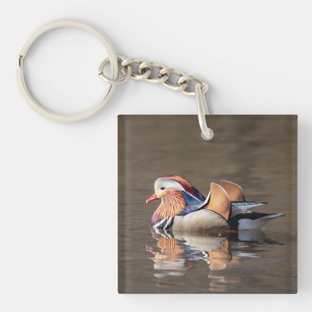 Mandarin Duck Key Ring (Front)