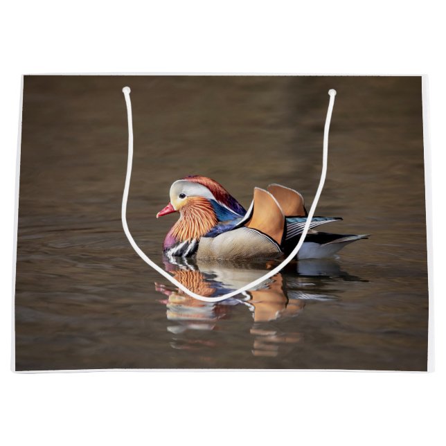 Mandarin Duck Large Gift Bag (Front)