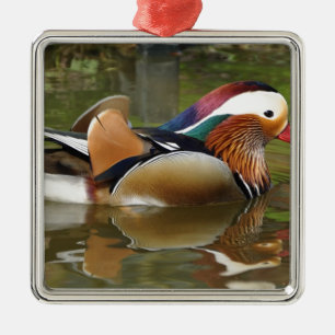 mandarin duck metal tree decoration