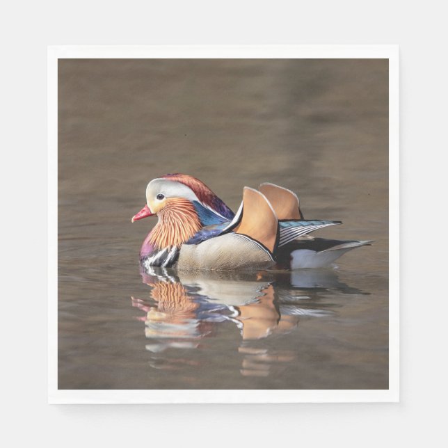 Mandarin Duck Napkin (Front)